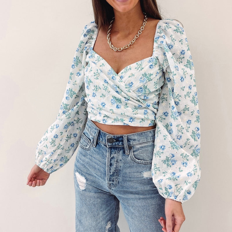 Alana Floral Top