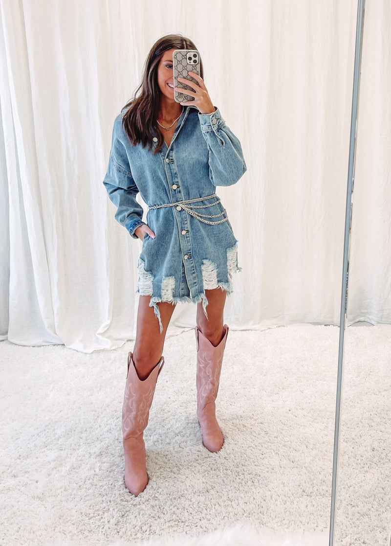 Oversized Denim Shacket