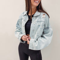 Rhinestone Denim Jacket