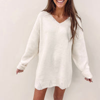 Amanda Sweater Tunic - Cream