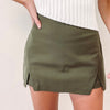 Cut-Out Mini Skort - Olive