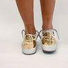 Baller Sneakers - Metallic Gold