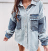 Denim Patch Shacket