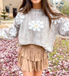 Smocked Skirt - Dark Taupe