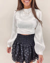 Smocked Ruffle Skirt