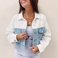 Two-Toned Denim Jacket