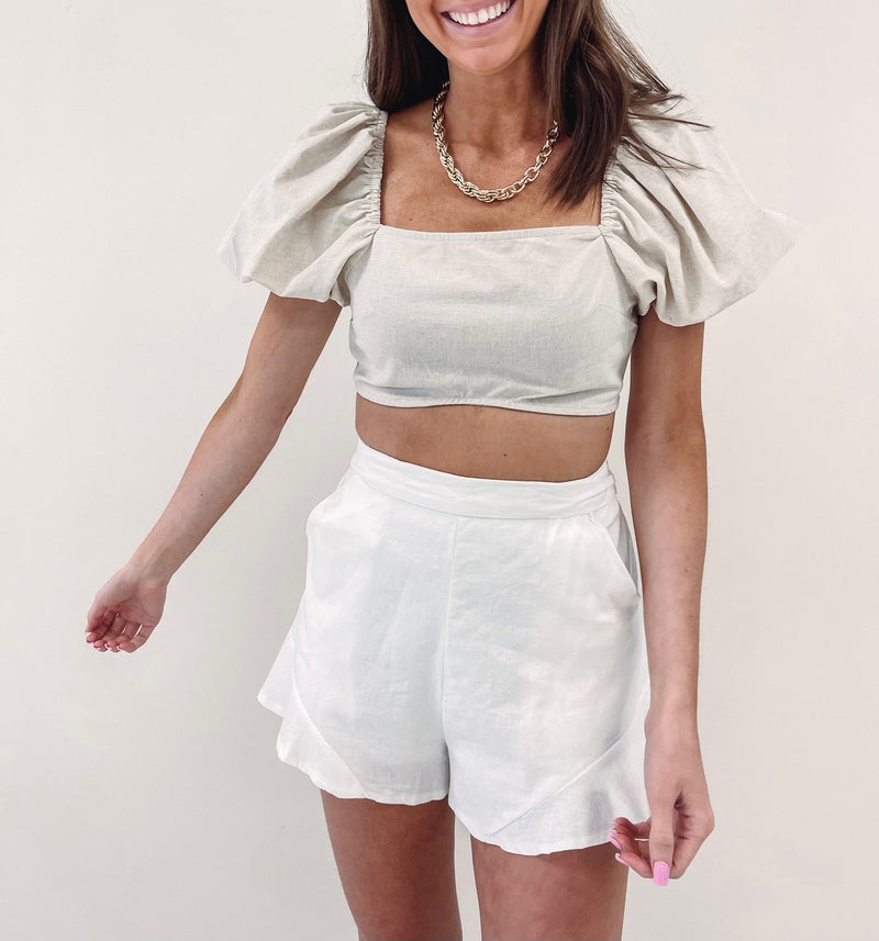 Olivia Puff Top