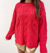 Alexis Red Sweater