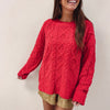 Alexis Red Sweater