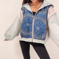 Miranda Quilted Mix Jacket