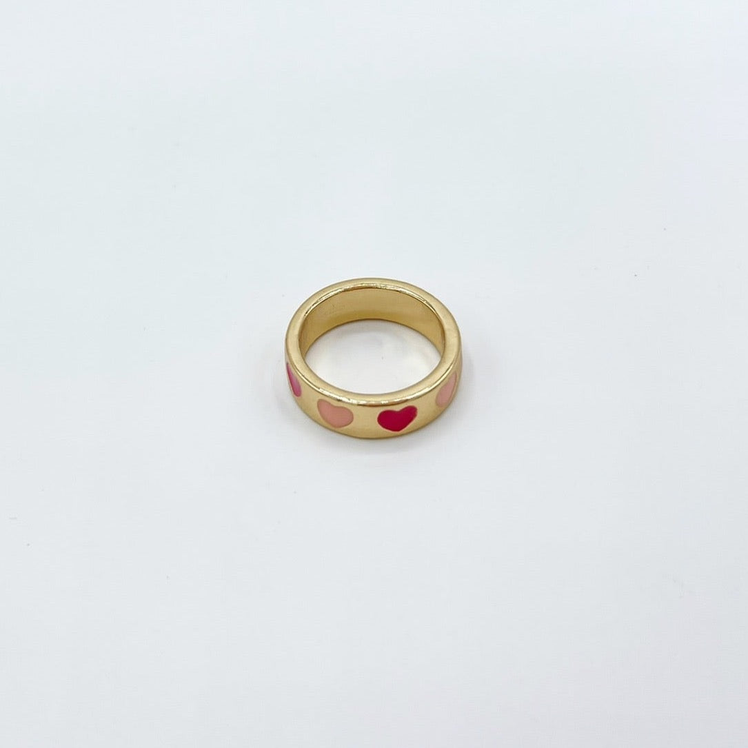 Colorful Heart Ring