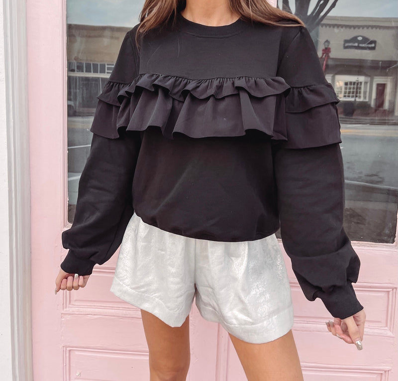 Ruffle Pullover