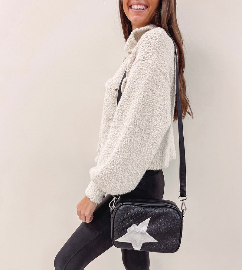 Glitter Star Crossbody