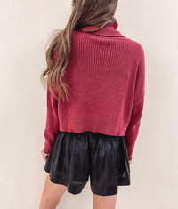 Sydney Sweater - Burgundy