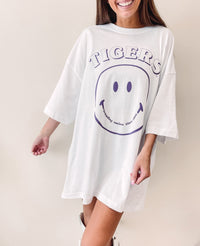 Tiger Smiles Oversized Tee