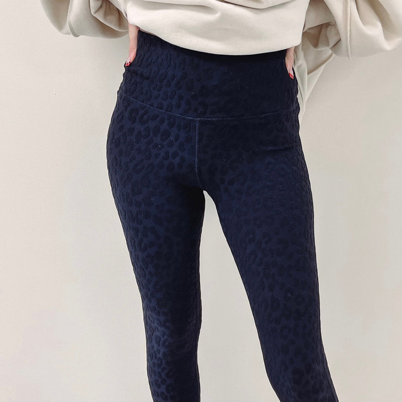 Charcoal Leopard Leggings