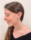 The Cupid Crystal Heart Earrings