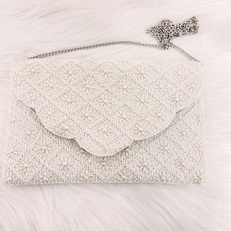 Beaded Crossbody + Clutch