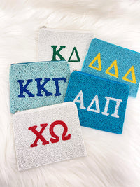 Sorority Beaded Pouches