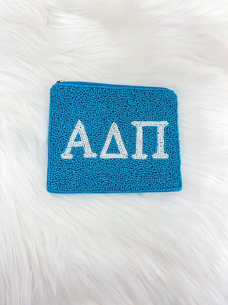 Sorority Beaded Pouches