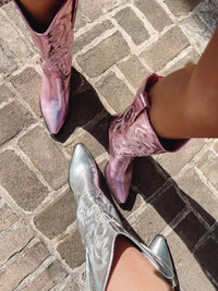 Danilo Boot- Silver Metallic