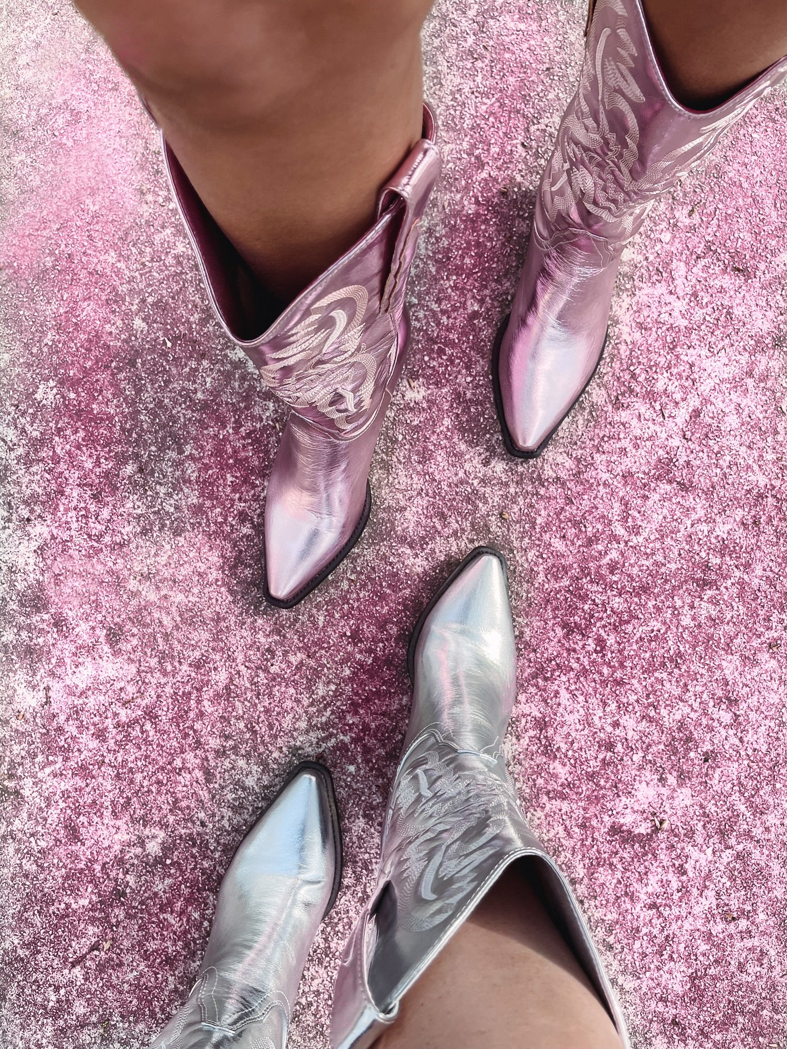 Danilo Boot- Silver Metallic