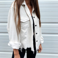 Cream Cord Jacket