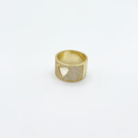 Pave Heart Ring