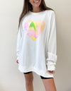 Oversized Heart Pullover