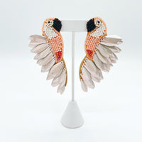 Tulum Beaded Bird Earring