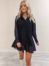 Black Shirt Dress