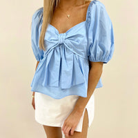 Sweetheart Top - Blue