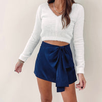 Mikka Navy Skort