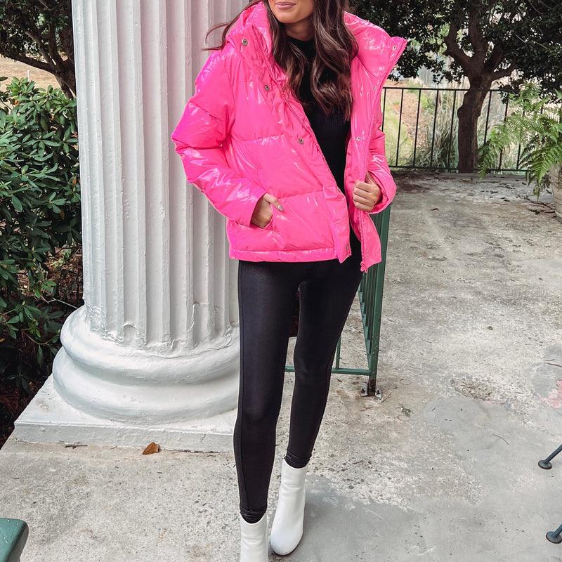 Barbie Pink Puffer Jacket