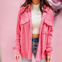 Polly Pink Shacket