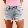 Charlie Mid-Rise Denim Shorts