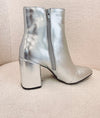 Claire Silver Booties