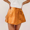 Golden Metallic Skirt