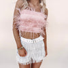 Selena Feather Top