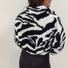 Black/White Printed Jacket