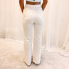 White Flower Jeans