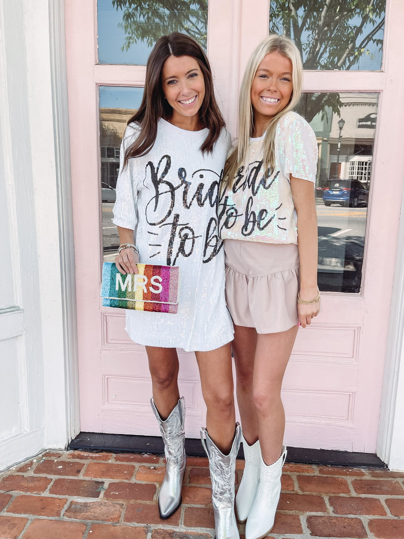 Bride To Be Sequin Top