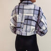 Purple Cropped Flannel