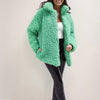 Green Fuzzy Jacket