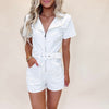 Gabby Romper - White