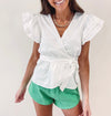 Melissa Ruffle Top