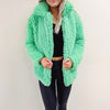 Green Fuzzy Jacket