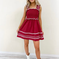 Sam Crimson Dress