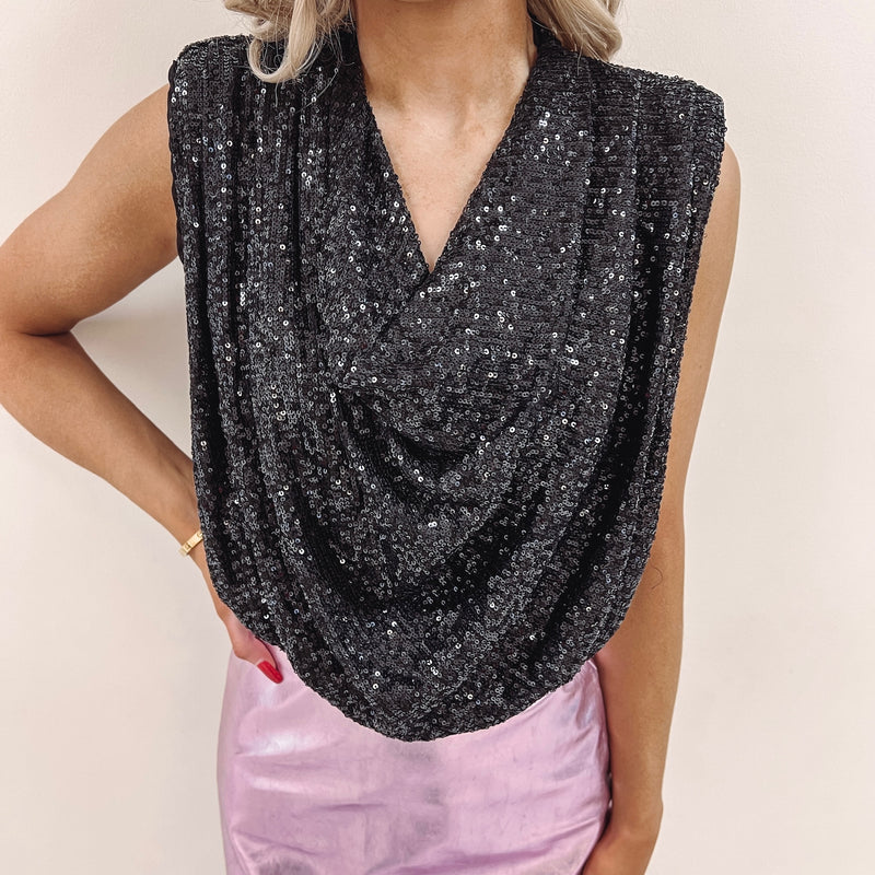 Jaclyn Sequin Top