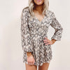 Snakeprint Romper